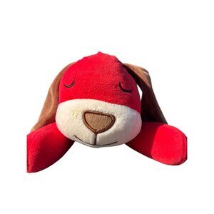 Creative Red Dog Puppy Plush Stuffed Security Support Pillow Pet Toy